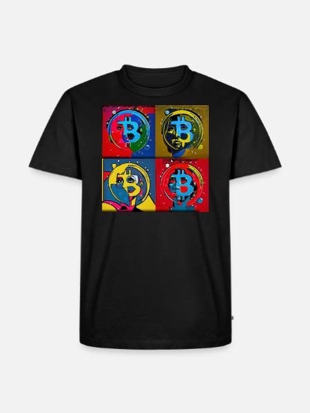 PopART4 - Männer Premium Bio T-Shirt - Schwarz