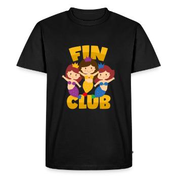 Sirènes Fin Club Pun Sirène sirène sirène - T-shirt Premium bio Homme - noir - Devant - Nico (187cm)