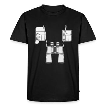 Funny Zoo Jungle Costume For Halloween - Men's Premium Organic T-Shirt - black - Front - Nico (187cm)