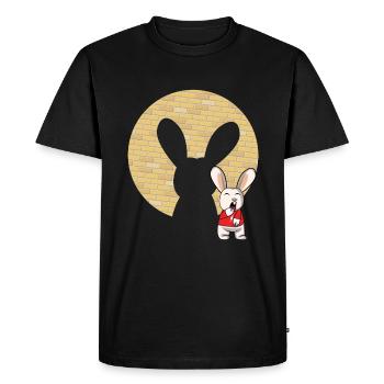 Rock Sign Kawaii Metal Music Heavy Rock - Men's Premium Organic T-Shirt - black - Front - Nico (187cm)