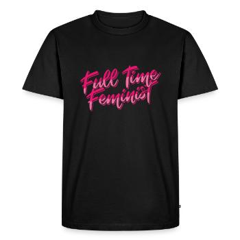 Feminism International Womens Day Full Feminist - Men's Premium Organic T-Shirt - black - Front - Nico (187cm)