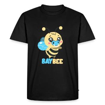Baby Bee - Baybee - Men's Premium Organic T-Shirt - black - Front - Nico (187cm)
