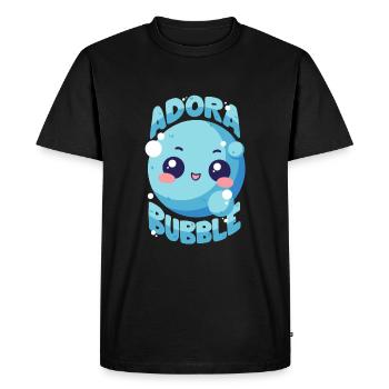 Soap Bubble - Adora Bubble - Pun - Men's Premium Organic T-Shirt - black - Front - Nico (187cm)