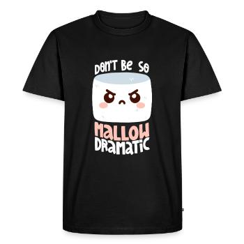 Melodramatic Marshmallow - Men's Premium Organic T-Shirt - black - Front - Nico (187cm)