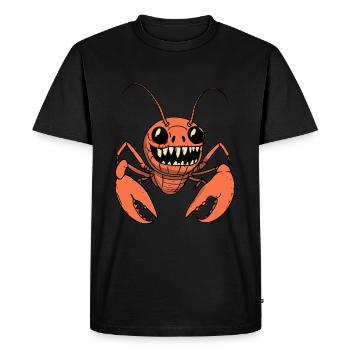 Lobster Crab Halloween Zombie - Men's Premium Organic T-Shirt - black - Front - Nico (187cm)