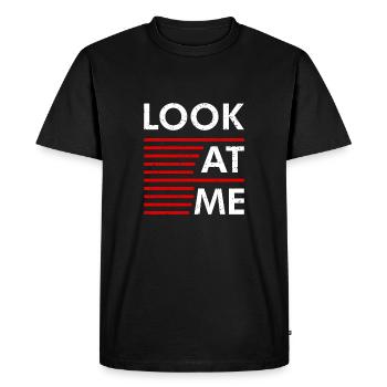 Déclaration Regardez-moi - T-shirt Premium bio Homme - noir - Devant - Nico (187cm)
