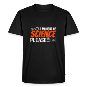 Scientifique scientifique - T-shirt Premium bio Homme - noir - Devant - Nico (187cm)