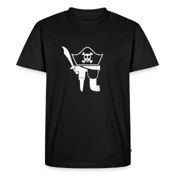 Pi math funny math teacher gift - Men's Premium Organic T-Shirt - black - Front - Nico (187cm)
