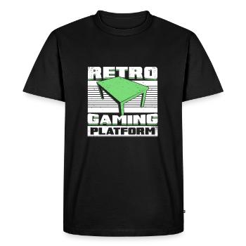 Cadeau de joueur de plateau de jeu de société de table - T-shirt Premium bio Homme - noir - Devant - Nico (187cm)