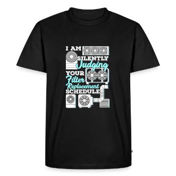 Air conditioning job Funny air conditioning technician gift - Men's Premium Organic T-Shirt - black - Front - Nico (187cm)