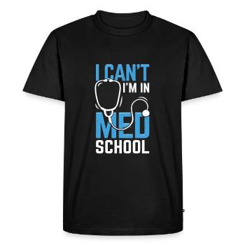 Médecine Étudiant Étudiant En Médecine Cadeau - T-shirt Premium bio Homme - noir - Devant - Nico (187cm)