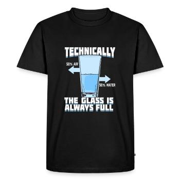 Physique Chimie physicien chimiste cadeau - T-shirt Premium bio Homme - noir - Devant - Nico (187cm)