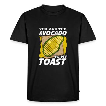 Avocat partenariat amour couple cadeau - T-shirt Premium bio Homme - noir - Devant - Nico (187cm)