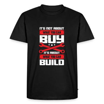 Tuning Tuner Racing Car Motorcycle Mechanic Gift - Men's Premium Organic T-Shirt - black - Front - Nico (187cm)