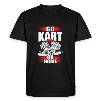 Kart Gokart Racing Racing Racer Cadeau - T-shirt Premium bio Homme - noir - Devant - Nico (187cm)