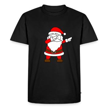 Noël amusant cadeau de Noël - T-shirt Premium bio Homme - noir - Devant - Nico (187cm)
