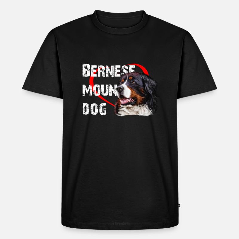 Berner Sennenhund - Männer Premium Bio T-Shirt - Schwarz