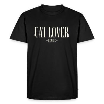 Miaou de Paris - T-shirt Premium bio Homme - noir - Devant - Nico (187cm)