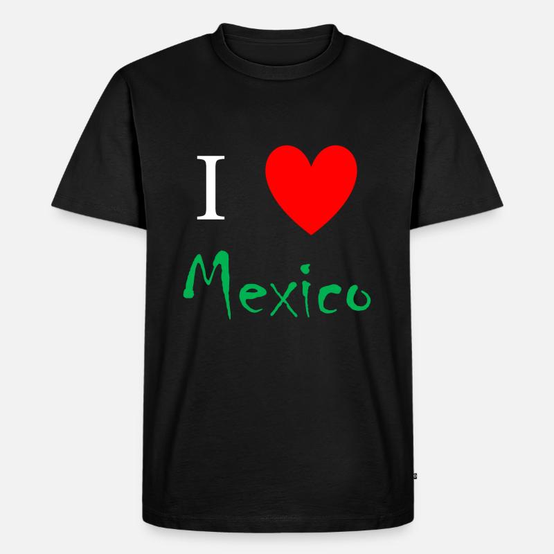 Mexico - Männer Premium Bio T-Shirt - Schwarz