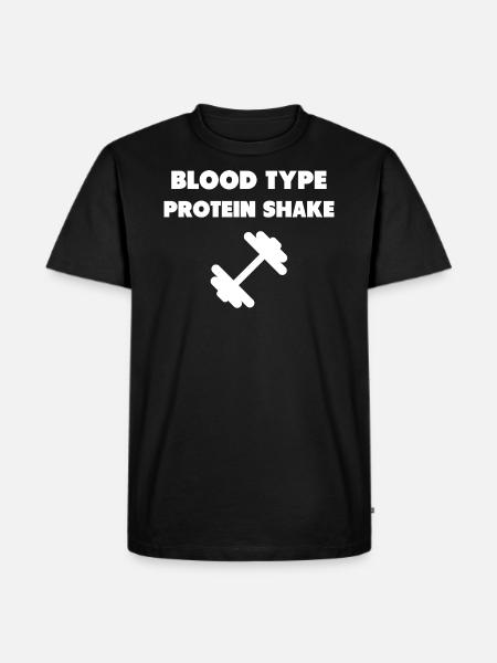 Funny Gym Shirt - Men's Premium Organic T-Shirt - black