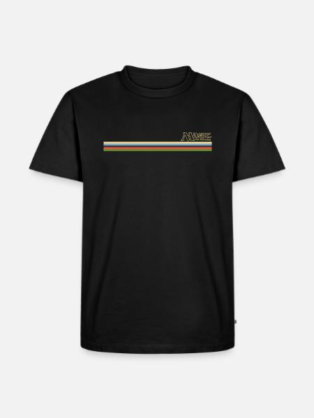 Magic: The Gathering Logo med magiske farver - Herre Premium økologisk T-shirt - sort