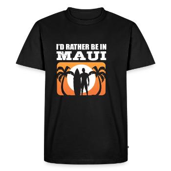 Be in Maui Vacationers Poison - Men's Premium Organic T-Shirt - black - Front - Nico (187cm)