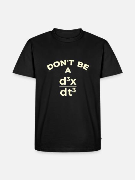 Funny Math Teacher Joke - Men's Premium Organic T-Shirt - black