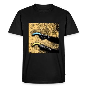 bananapower - T-shirt Premium bio Homme - noir - Devant - Nico (187cm)