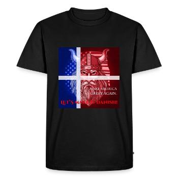 Viking - Faites-le danois - T-shirt Premium bio Homme - noir - Devant - Nico (187cm)