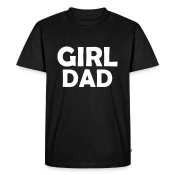 Girl dad - T-shirt Premium bio Homme - noir - Devant - Nico (187cm)