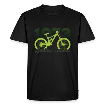 1973 Édition limitée VTT Bike Bike Bike - T-shirt Premium bio Homme - noir - Devant - Nico (187cm)