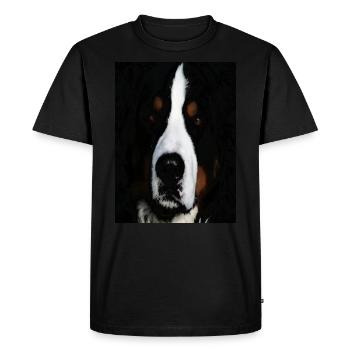 Bouvier bernois - T-shirt Premium bio Homme - noir - Devant - Nico (187cm)