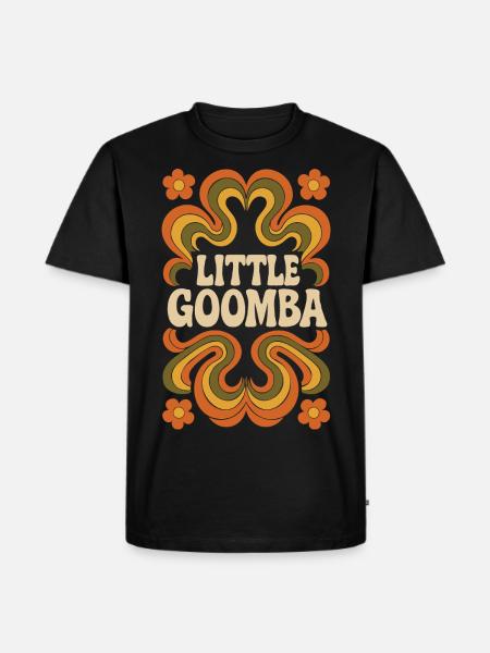 LITTLE GOOMBA - Männer Premium Bio T-Shirt - Schwarz