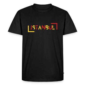 Istanbul Turquie - T-shirt Premium bio Homme - noir - Devant - Nico (187cm)
