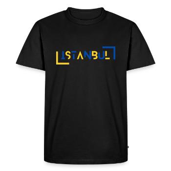 Istanbul Turquie - T-shirt Premium bio Homme - noir - Devant - Nico (187cm)
