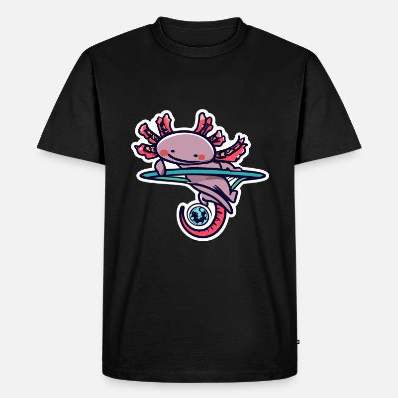 Hulahoop - Männer Premium Bio T-Shirt - Schwarz