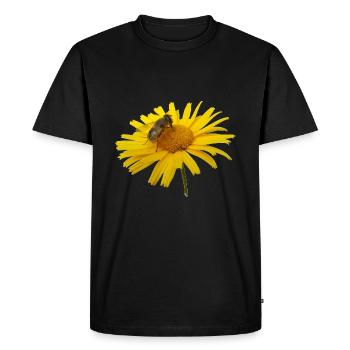 Hoverflies are also useful insects - Men's Premium Organic T-Shirt - black - Front - Nico (187cm)