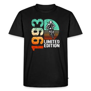 1993 Édition limitée VTT Bike Bike Bike - T-shirt Premium bio Homme - noir - Devant - Nico (187cm)