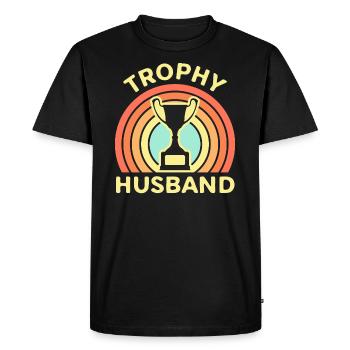 Mari Mariage Hommes Idée cadeau Mariage Mariage - T-shirt Premium bio Homme - noir - Devant - Nico (187cm)