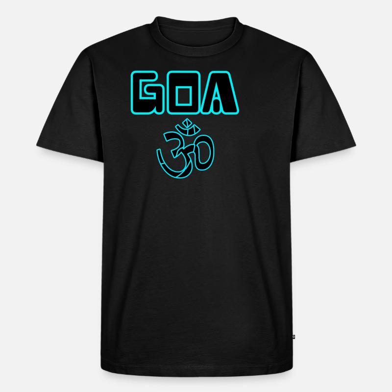 Goa om - Männer Premium Bio T-Shirt - undefined