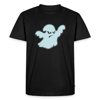 Fantôme fantôme - T-shirt Premium bio Homme - noir - Devant - Nico (187cm)