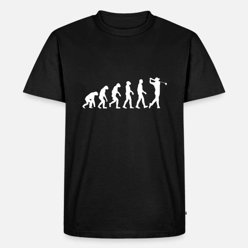 Evolution du golf - T-shirt Premium bio Homme - noir
