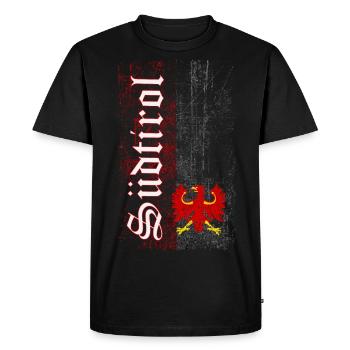 Tyrol du Sud - T-shirt Premium bio Homme - noir - Devant - Nico (187cm)