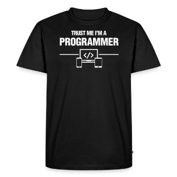 Croyez-moi, je suis un programmeur T-shirt - T-shirt Premium bio Homme - noir - Devant - Nico (187cm)