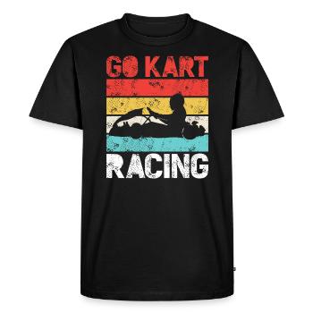 Kart Racing Kart Racing - T-shirt Premium bio Homme - noir - Devant - Nico (187cm)