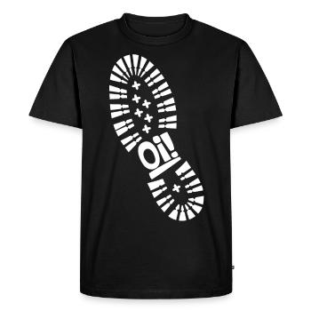 Oi! mes bottes! - T-shirt Premium bio Homme - noir - Devant - Nico (187cm)