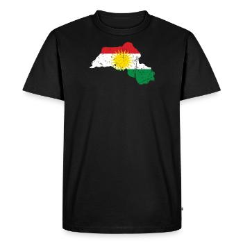 Her Biji Kurdistan - Kurdish gift with Kurdistan - Men's Premium Organic T-Shirt - black - Front - Nico (187cm)