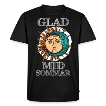 Midsommar Fest Rituel - T-shirt Premium bio Homme - noir - Devant - Nico (187cm)