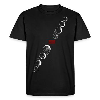 Space auto atterrit sur mars - T-shirt Premium bio Homme - noir - Devant - Nico (187cm)