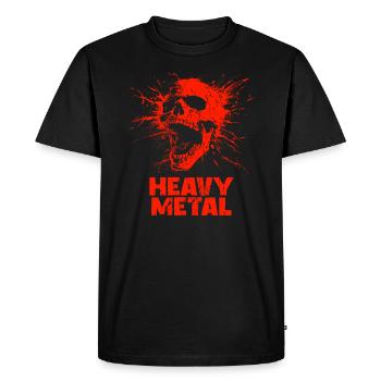 Heavy Metal Rock - T-shirt Premium bio Homme - noir - Devant - Nico (187cm)